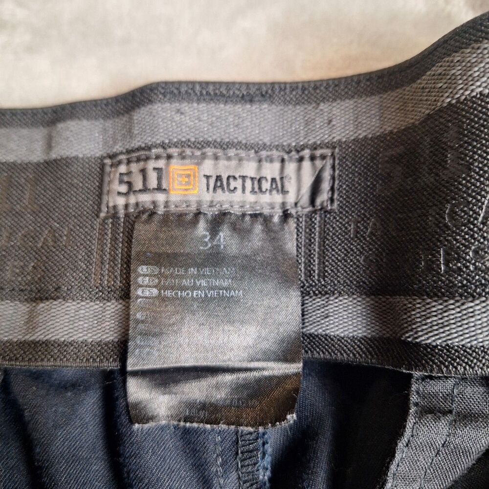 5.11 Tactical Men's PDU Class A Twill Uniform Pants Black 019 Style 74338 34x30 - Picture 4 of 9